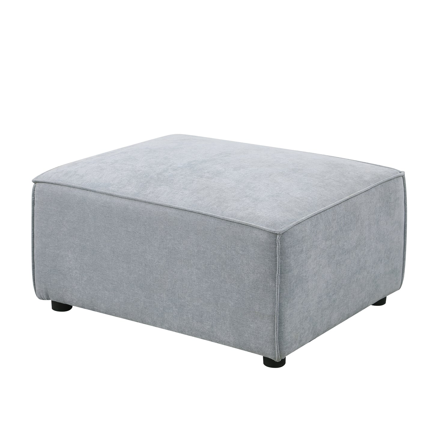 modular sofa Grayish blue  chenille fabric,  simple and grand, the seat and back is very soft. this is also a KNOCK DOWN sofa