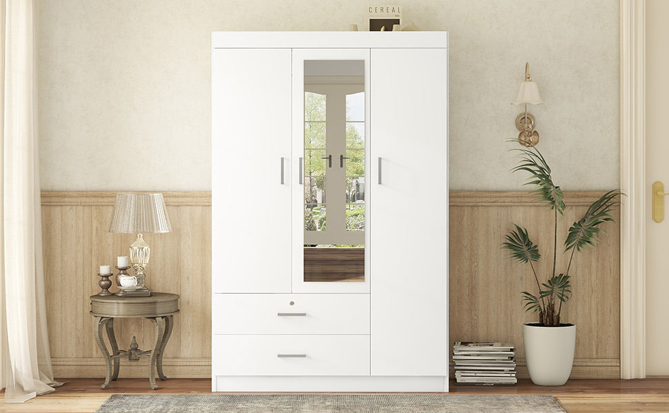 Martin 3-Door Mirror Wardrobe