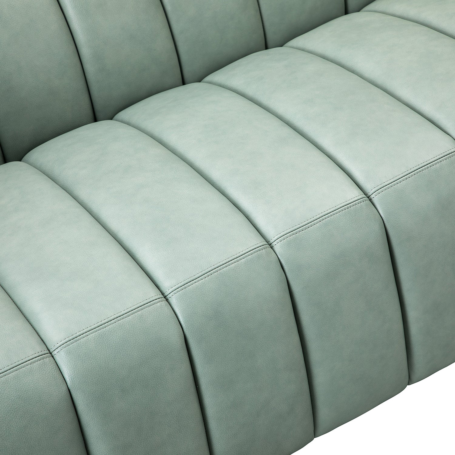 Ulysses 83" Genuine Leather Sofa-SAGE-A+B