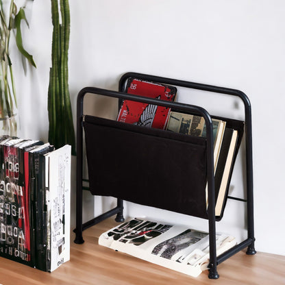 Luciano Magazine Holder Black