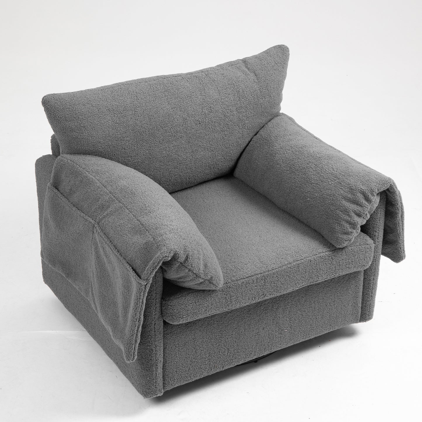 Oversized Swivel Armchair - Modern Swivel Accent Chair & Single Sofa Lounge,Comfortable Seating for Living Room & Bedroom