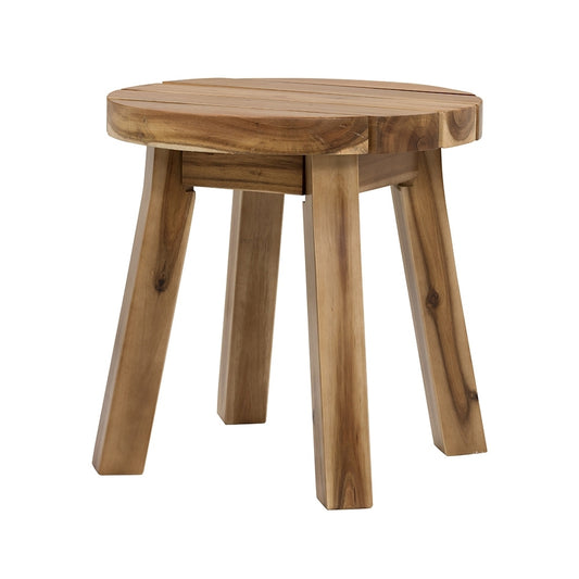 D16x16" Round Side Table, Solid Wood