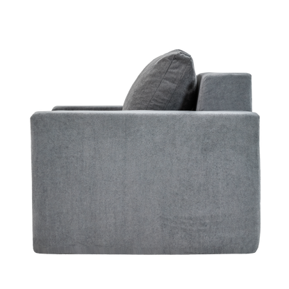 Sofa in a box Foam Sofa Couch with Pillow, Bean Bag Chairs for Adults Stuffed High-Density Foam, Large Bean Bag Sofa for Living room Bedroom Gaming Room