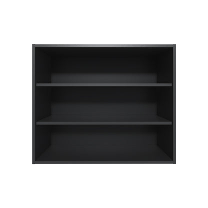 Wally 36" Wide x 30"H 3-Tier Open Wall Cabinet, Wall Shelf, Storage Cabinet, Cube Shelf Bedroom, Office, Living Room, Garage Black