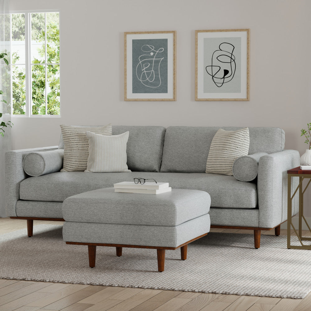 Morrison 89-inch Sofa and Ottoman Set