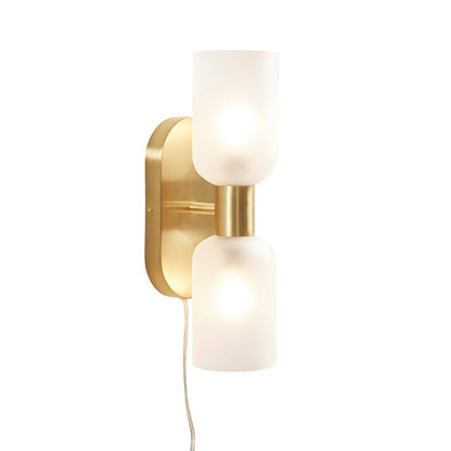 Double Tube 2-Light Wall Sconce