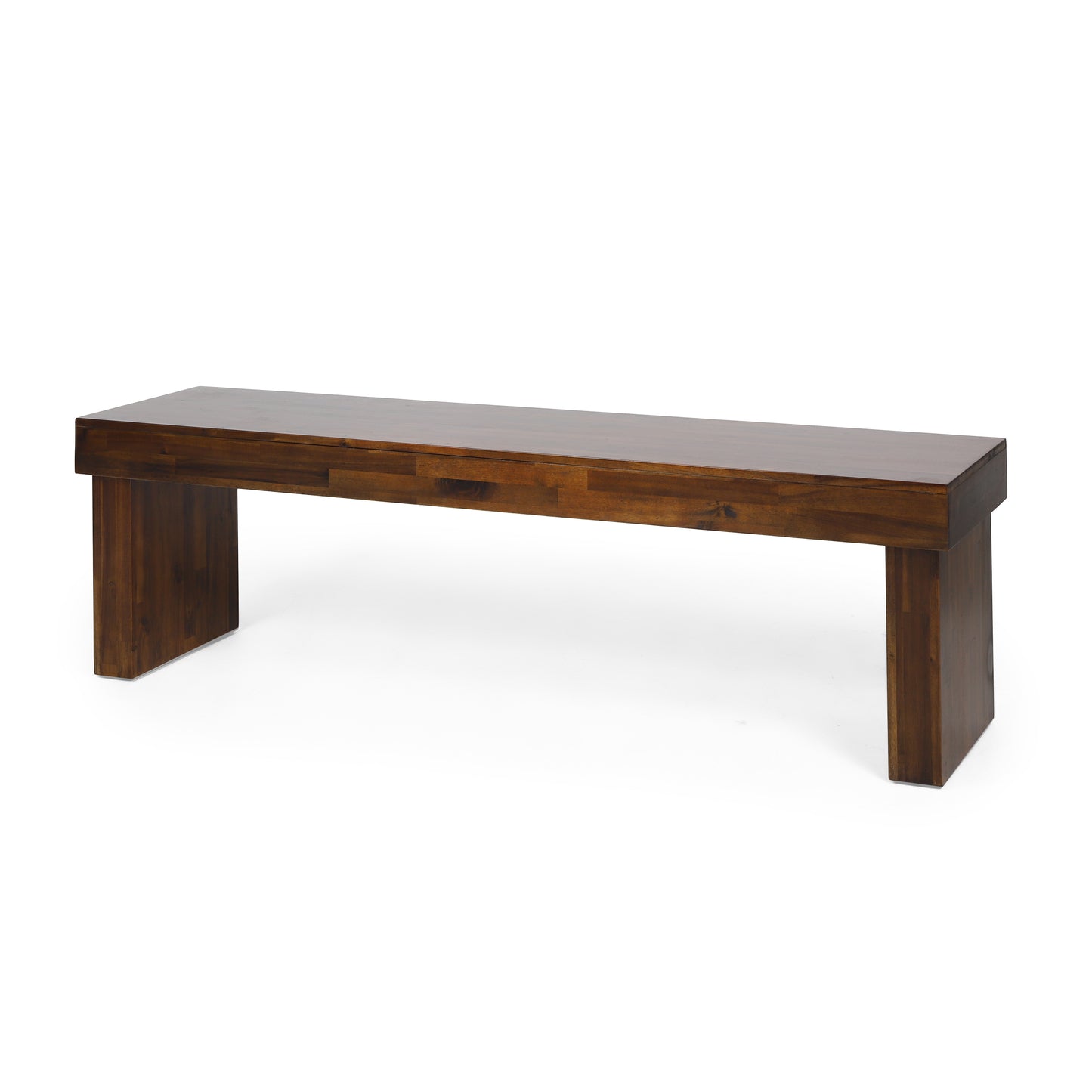 Indoor Solid Wood Bench (Set of 2)