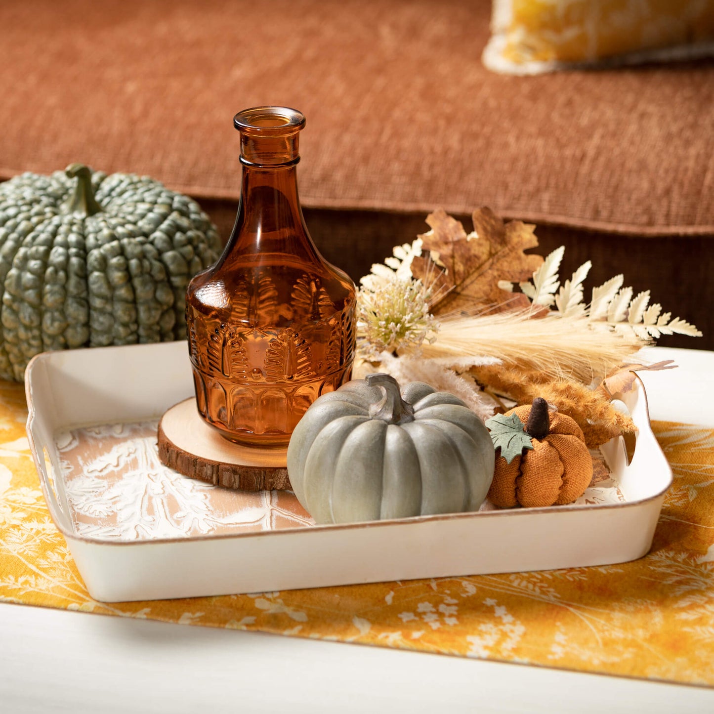 Fall Embossed Tray Set