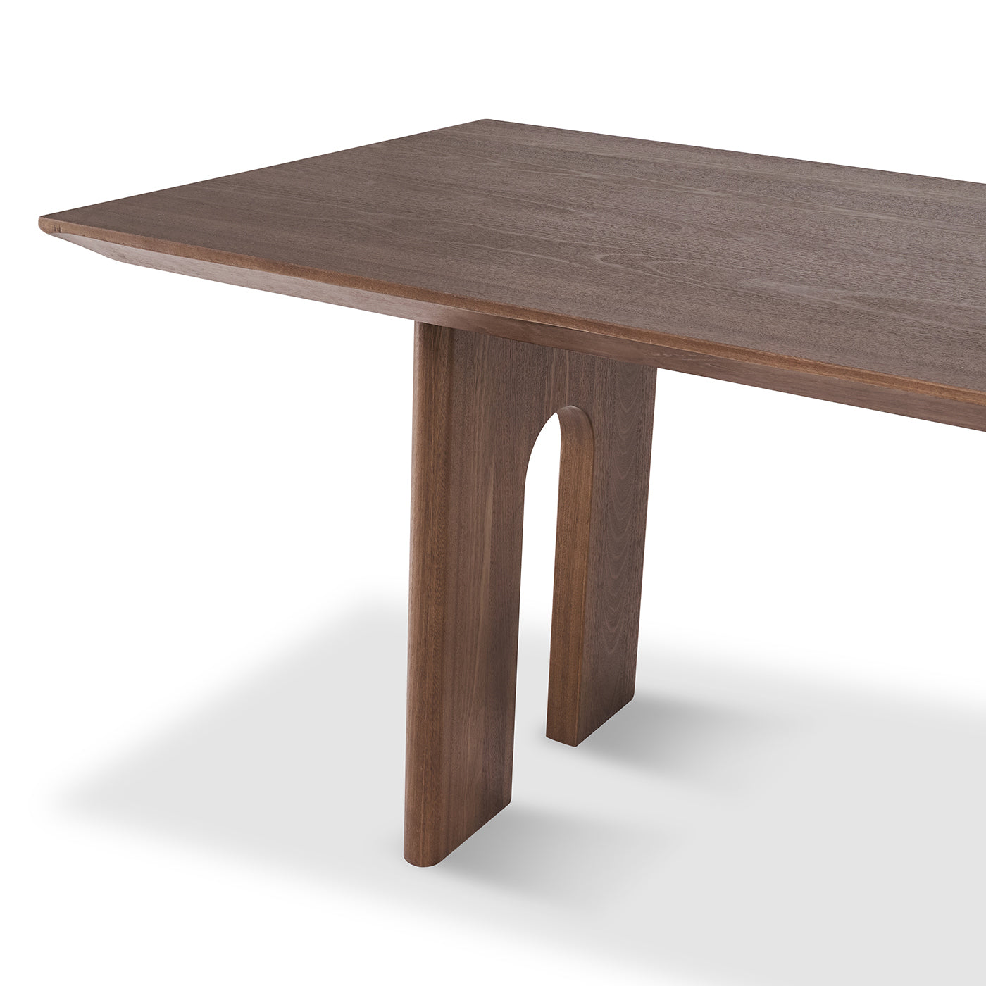 Mid-Century Walnut Dining Table 78.7 × 35.4 × 29.9inch