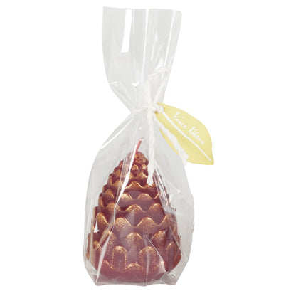 Scented Wine Pinecone Candle