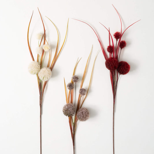 Pom Pom Grass Spray Trio