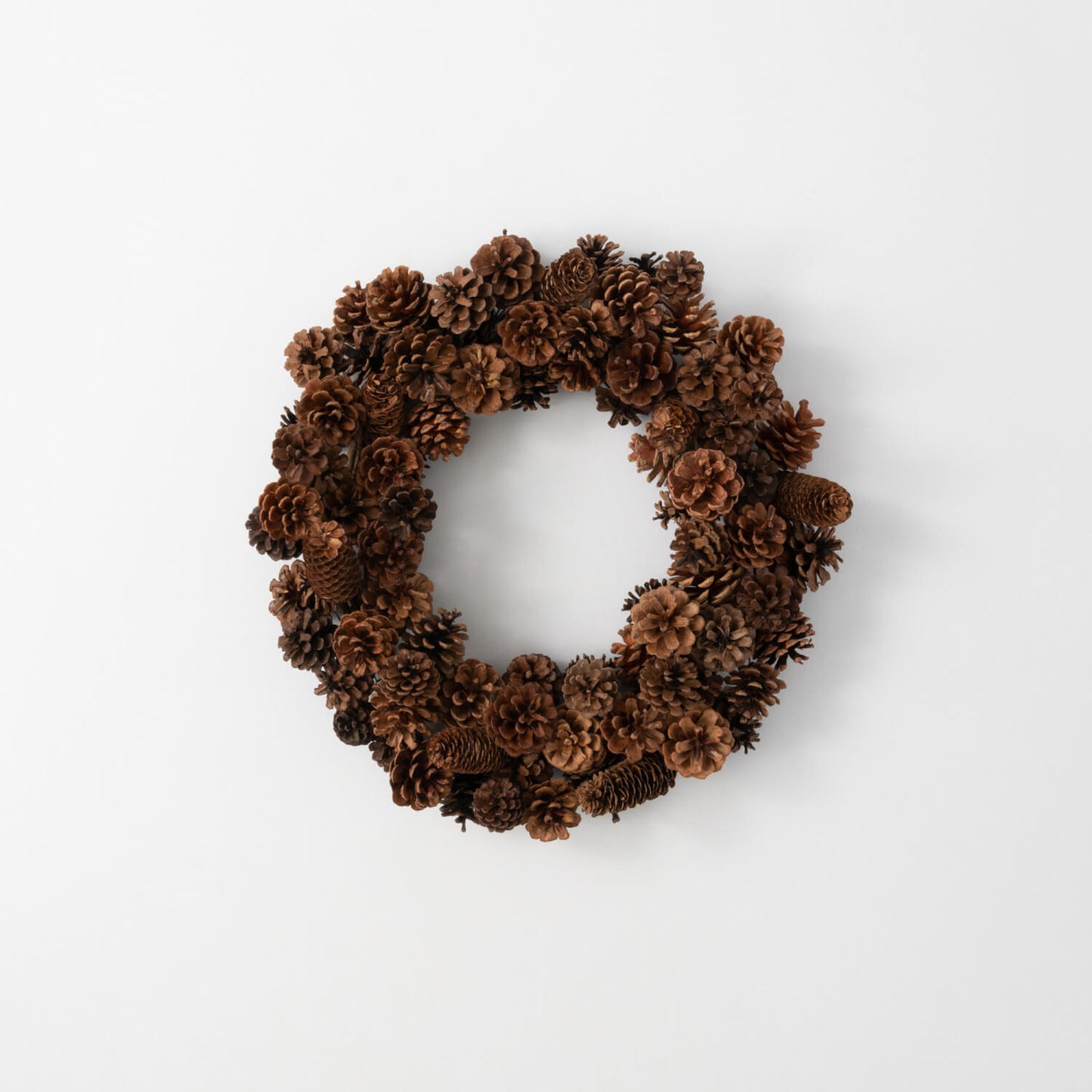 Large Brown Pinecone Wreath