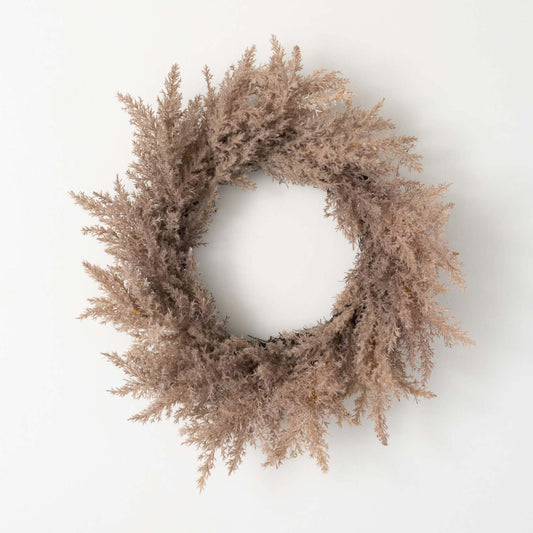 Brown Reed Wreath