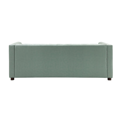 Ulysses 83" Genuine Leather Sofa-SAGE-A+B