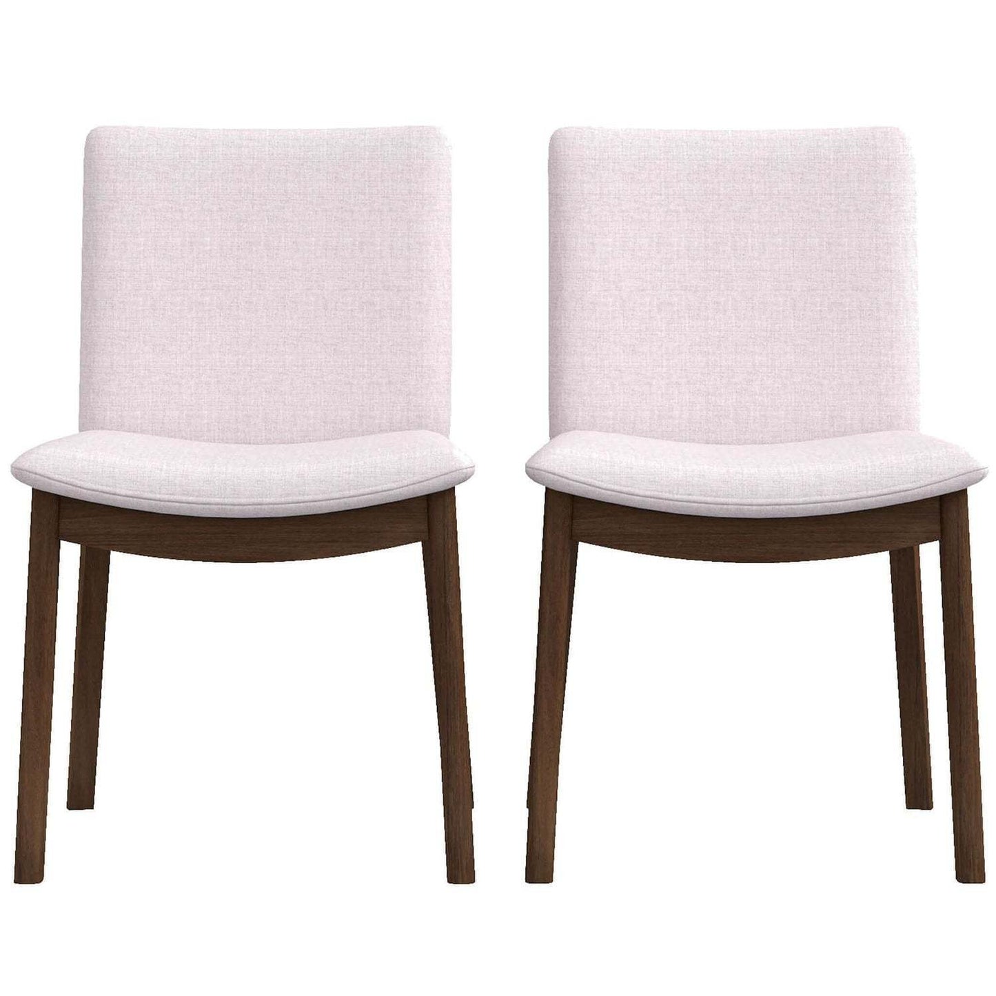 Laura Mid-Century Modern Solid Wood Dining Chair (Set of 2)