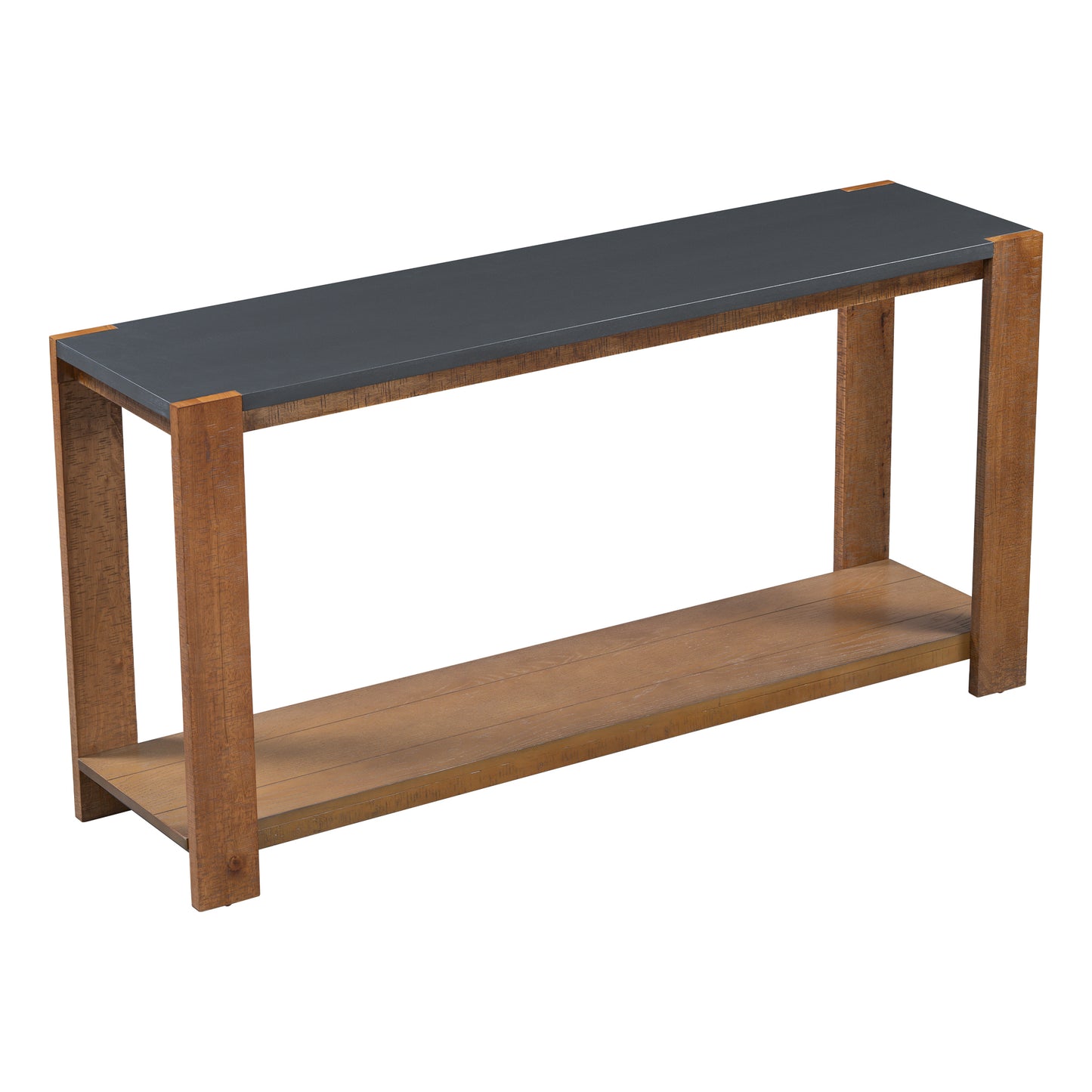 U_STYLE Distinctive Features of a Minimalist Console Table with Bottom Shelf and Four Legs, Suitable for Entryway, Hallway, Living Room, Foyer, Corridor