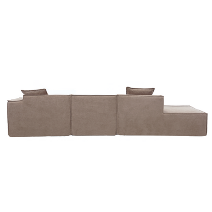 Modular Cloud Sofa Sectional, Free Combination, L-shaped