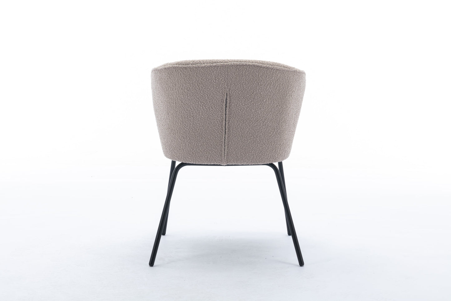 Retro Minimalist Modern Boucle Fabric Dining Chairs