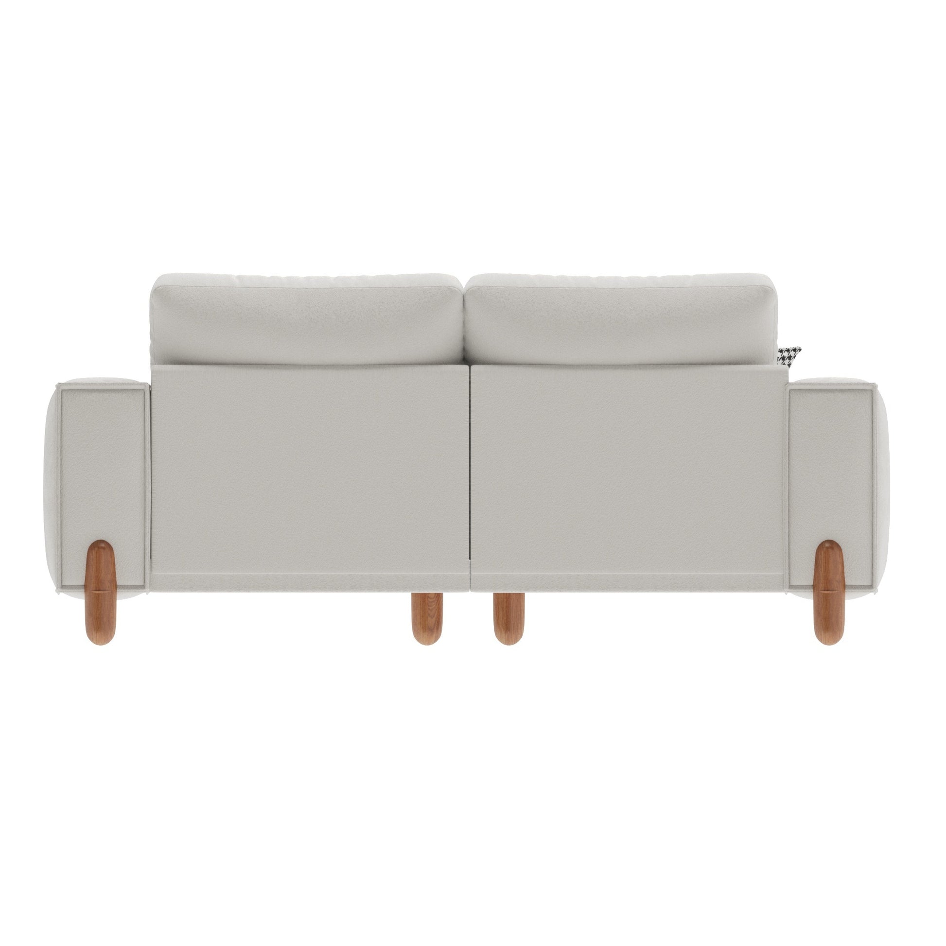 Loveseat Sofa with Deep Seat, Modern Chenille Love Seat Couch for Living Room Upholstered 3-Seater Small Couch for Bedroom, Apartment