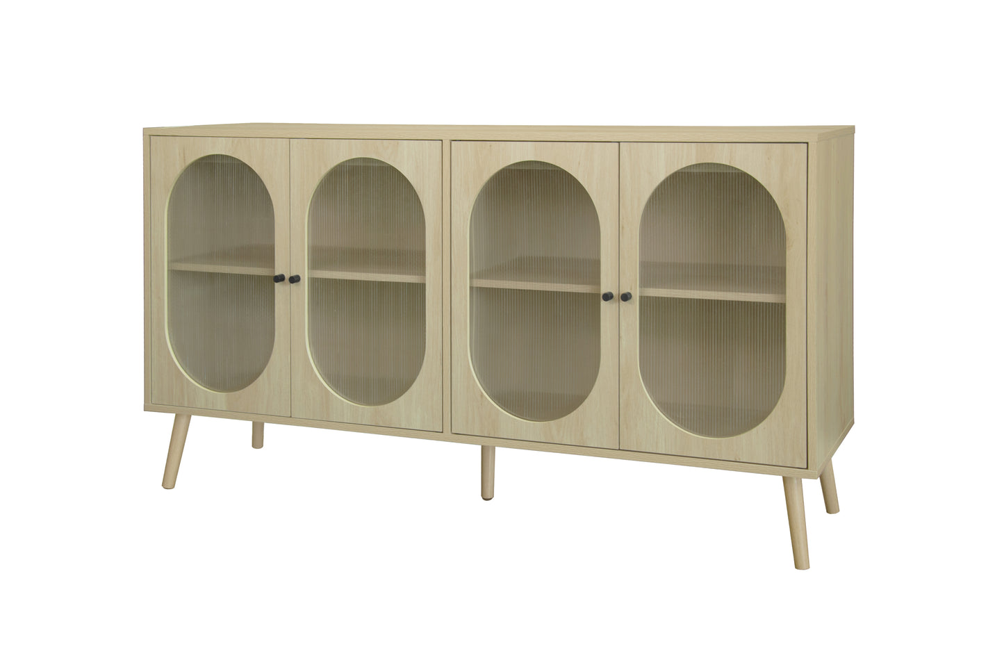 4 door cabinet, Sideboard Accent Cabinet, Storage Cabinet for Living Room, Hallway Entryway Kitchen