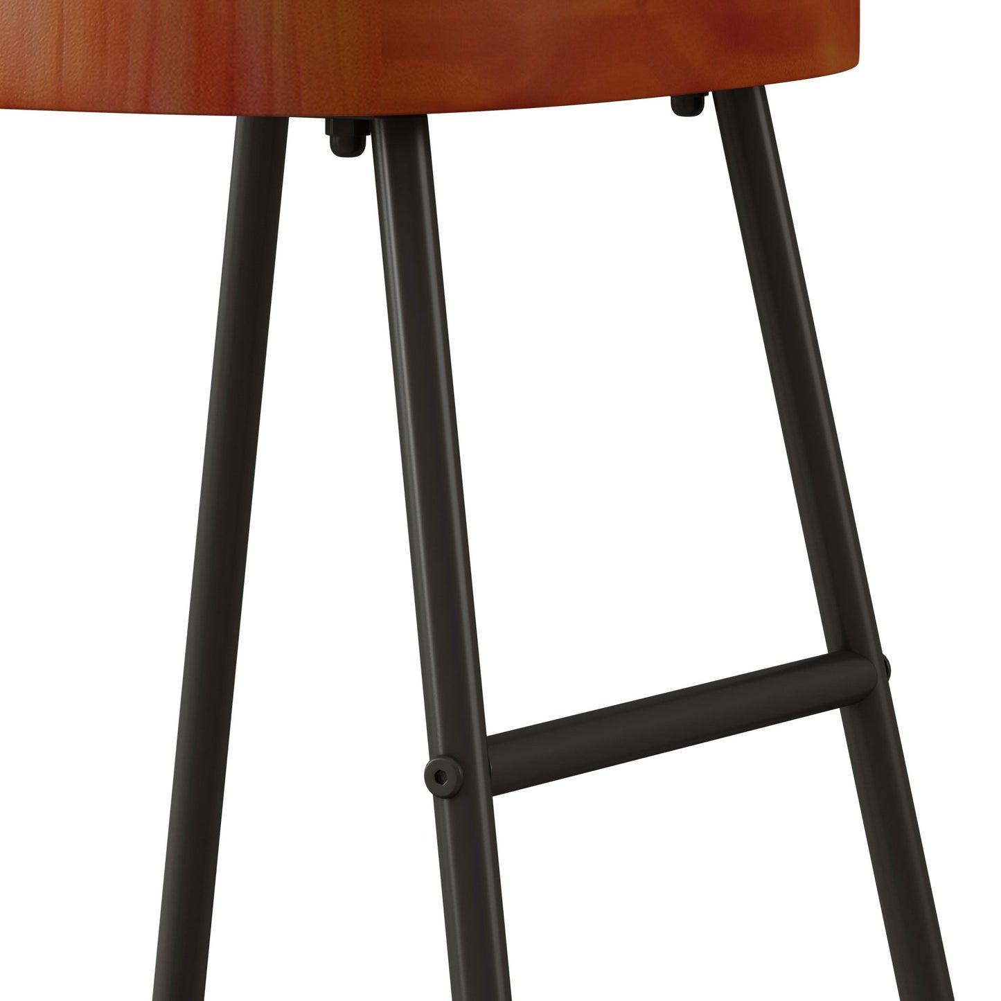 29.52" Stylish and Minimalist Bar Stools Set of 2, Counter Height Bar Stools, for Kitchen Island, Coffee Shop, Bar, Home Balcony, Brown - Groovy Boardz