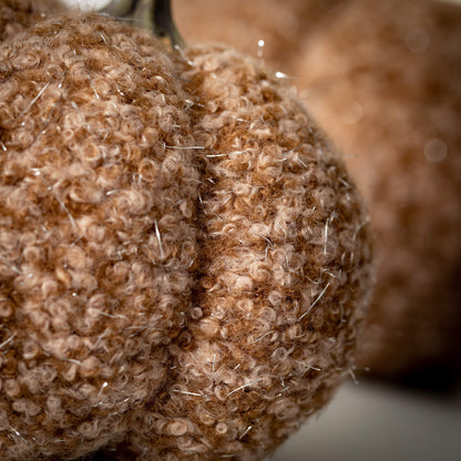 Caramel Boucle Pumpkin Set