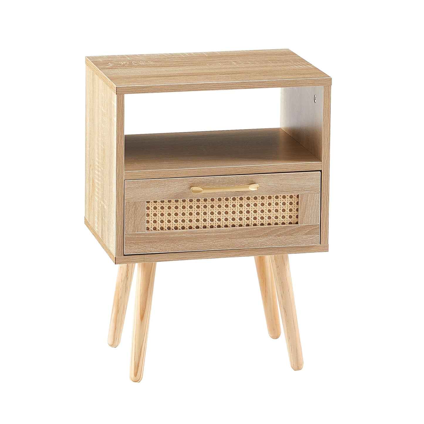 Modern Rattan End Table