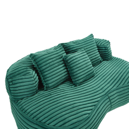 COOLMORE Bean Bag sofa Lazy Sofa Durable Comfort Lounger High Back Bean Bag Chair Couch for Adults and Kids, Indoor & Outdoor, Accent Floor Soft Lounge Chair (Emerald)