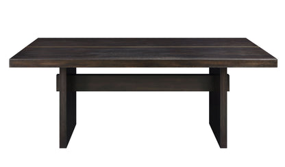 Jaramillo  Gold & Rustic Espresso Finish Dining Table