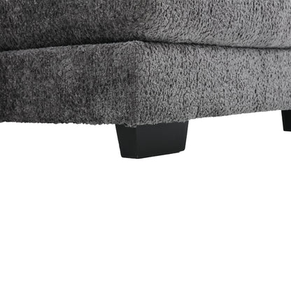 UNITED WE WIN Modern Large chenille Fabric U-Shape Sectional Sofa