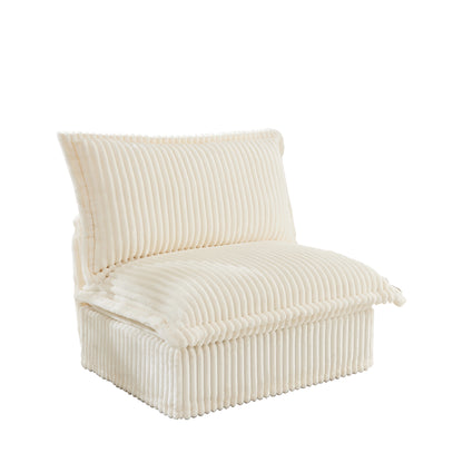 Koala Armless Sofa - Cream