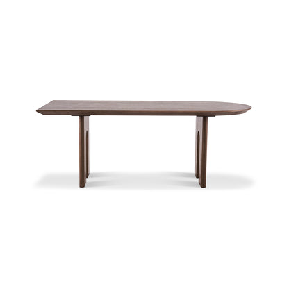 Mid-Century Walnut Dining Table 78.7 × 35.4 × 29.9inch