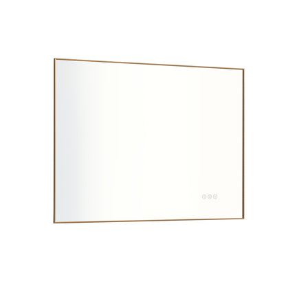 32 x 24 Inch LED Mirror Bathroom Vanity Mirror with Back Light, Wall Mount Anti-Fog Memory Large Adjustable Vanity Mirror - Groovy Boardz