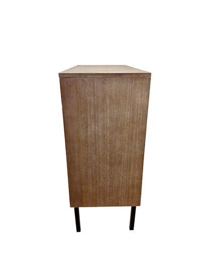 Hand-Carved 2-Doors Accent Cabinet - Traditional Craftsmanship and Functionality Combined