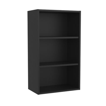 Eco 36" High Open 3-Tier Wall Cabinet, Wall Shelf, Storage Cabinet, Cube Shelf Bedroom, Office, Living Room, Garage Black