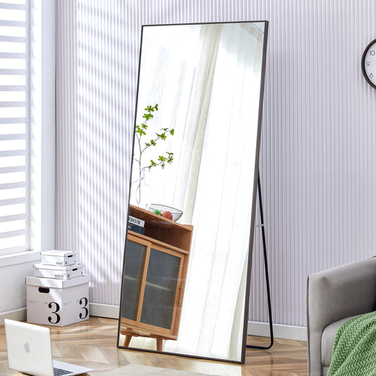 Fourth generation solid wood frame long mirror, dressing mirror, bedroom foyer, decorative mirror, clothing store, floor to ceiling mirror, wall mounted. 71 "* 31.4"