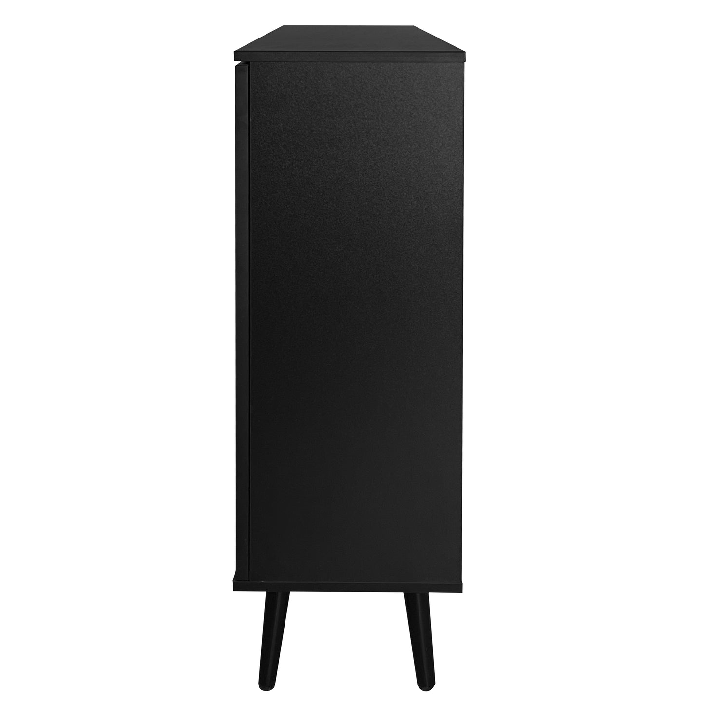 U_STYLE   Featured Two-door Storage Cabinet with Two Drawers and Metal Handles, Suitable for Corridors, Entrances, Living rooms.