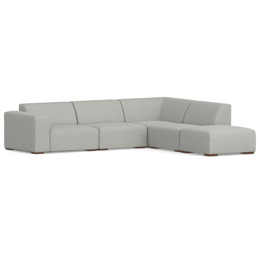 Rex Right Sectional Sofa and Ottoman