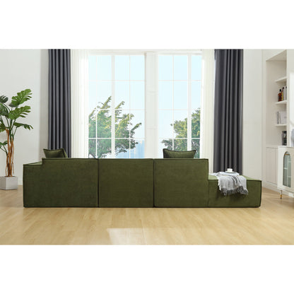 Modular Cloud Sofa Sectional, Free Combination, L-shaped