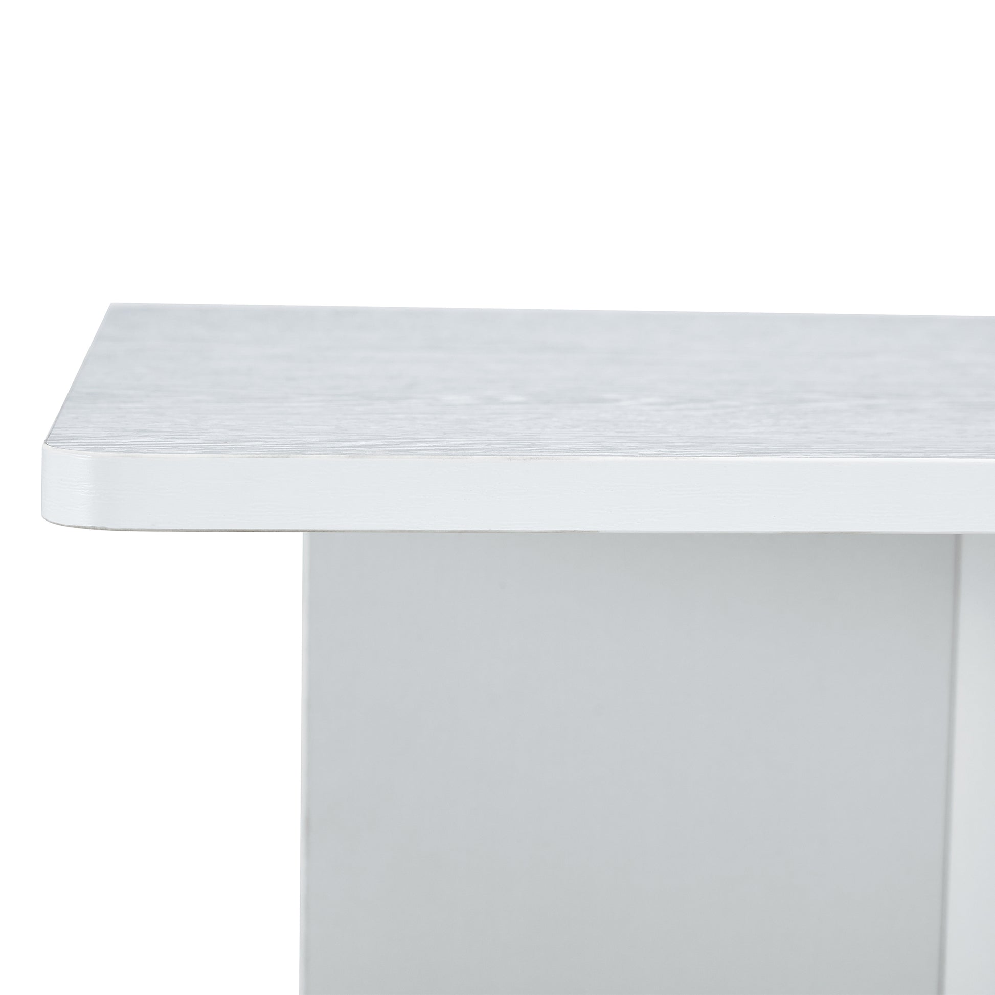 A modern and practical white coffee table. The coffee table is made of medium density fiberboard material, Suitable for living room, bedroom, and study. CT-2O