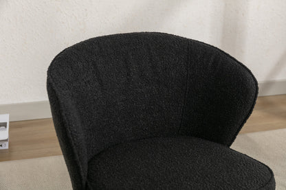 Retro Minimalist Modern Boucle Fabric Dining Chairs