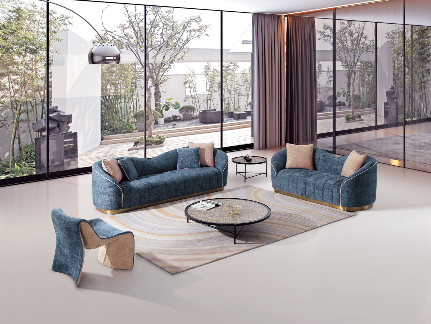 Modern Living Room Sofa Set of 3