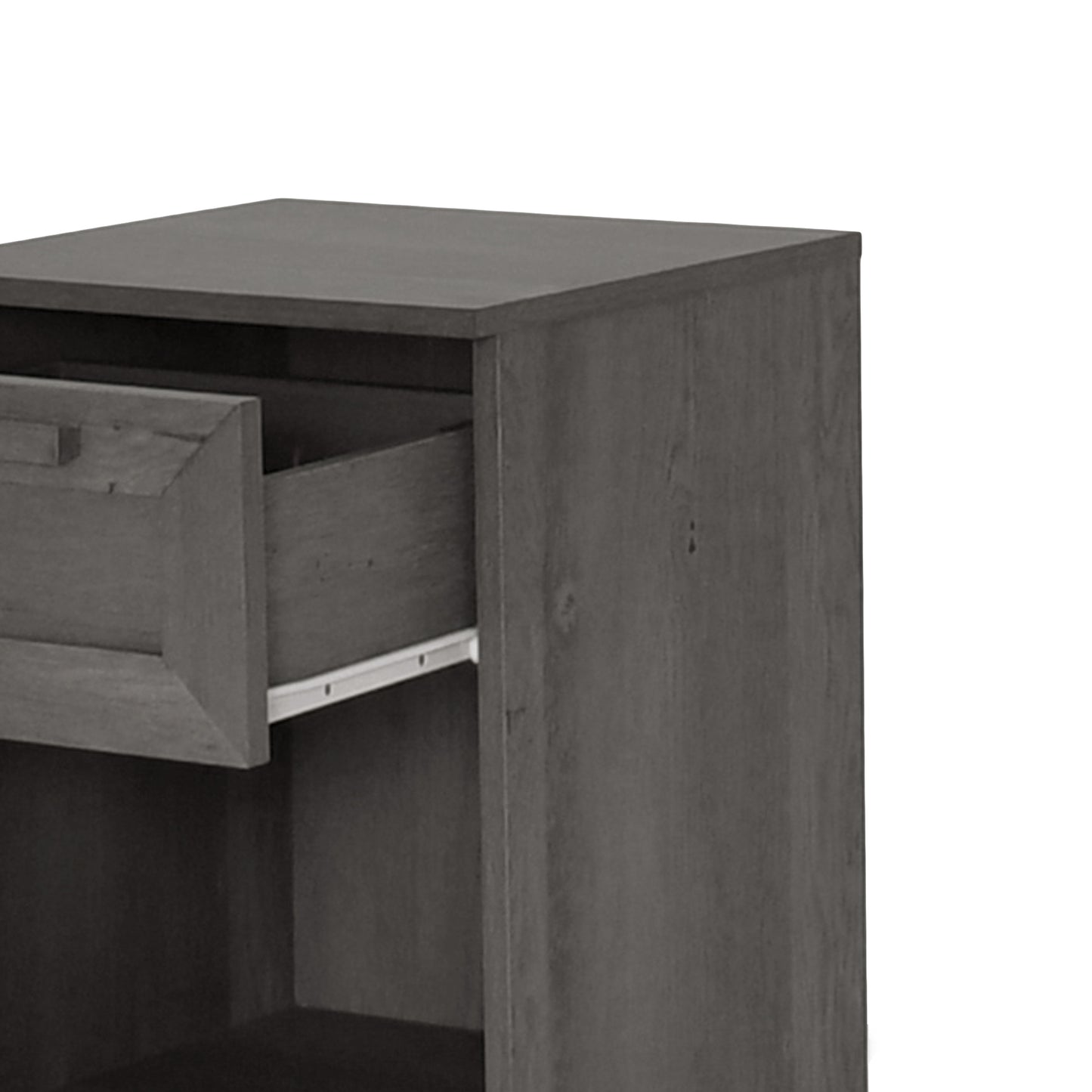 Delany Modern Nightstand, Bedside Table