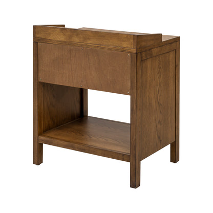 1-Drawer Nightstand with Shelf