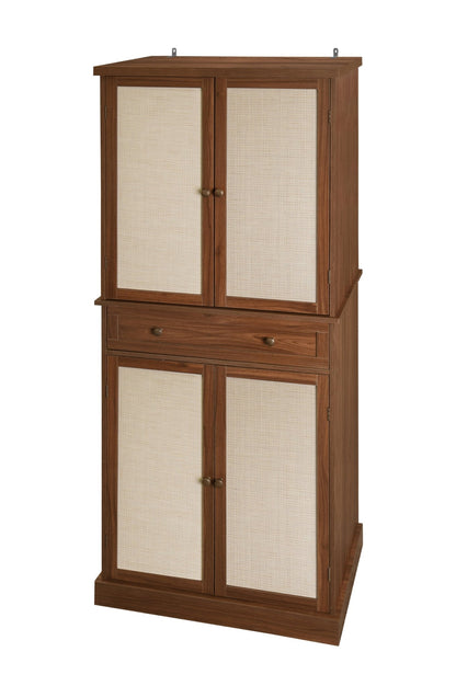 4 Door Cabinet with 1 Drawer, with 4 Adjustable Inner Shelves, Storage Cabinet - Groovy Boardz