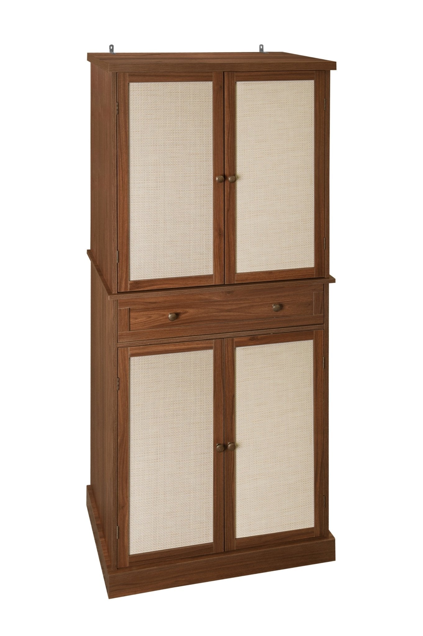 4 Door Cabinet with 1 Drawer, with 4 Adjustable Inner Shelves, Storage Cabinet - Groovy Boardz