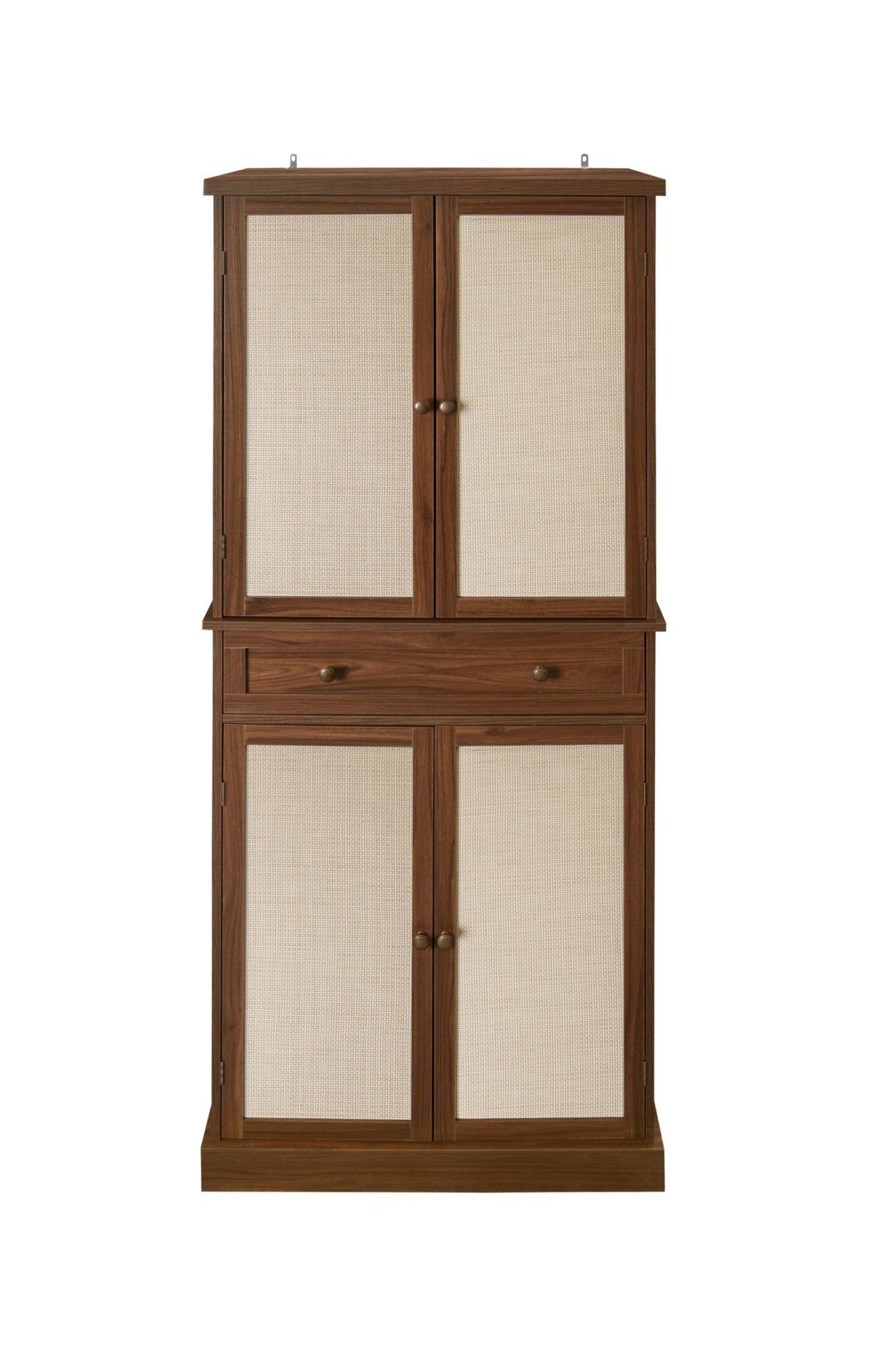 4 Door Cabinet with 1 Drawer, with 4 Adjustable Inner Shelves, Storage Cabinet - Groovy Boardz