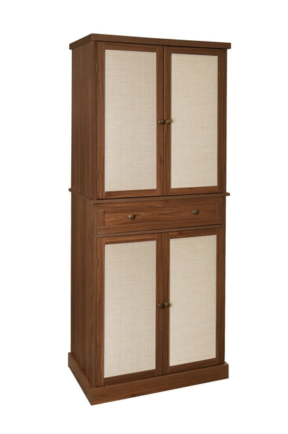 4 Door Cabinet with 1 Drawer, with 4 Adjustable Inner Shelves, Storage Cabinet - Groovy Boardz