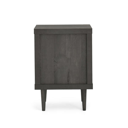 Ashley Modern Nightstand 2-Drawers, Bedside Table