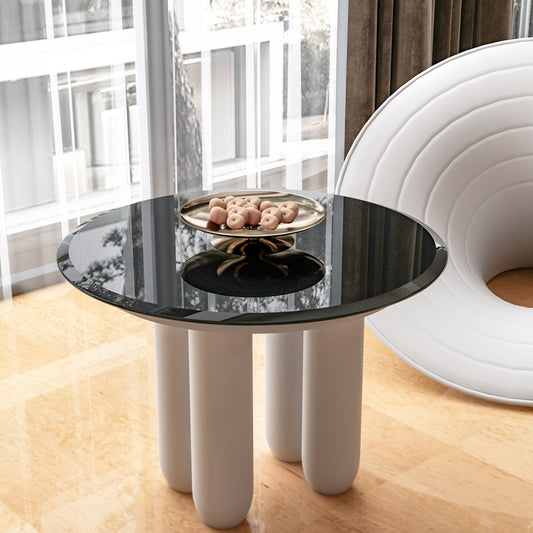 Marcello Black Glass Table